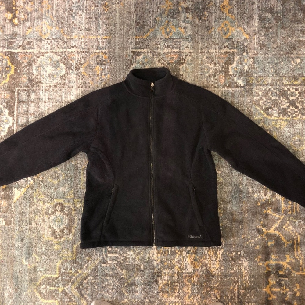 Marmot Womens Jacket Fleece Zip Up Zipper Pockets